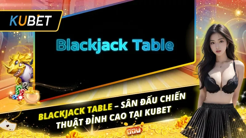 Blackjack Table – Sân Đấu Chiến Thuật Đỉnh Cao Tại Kubet
