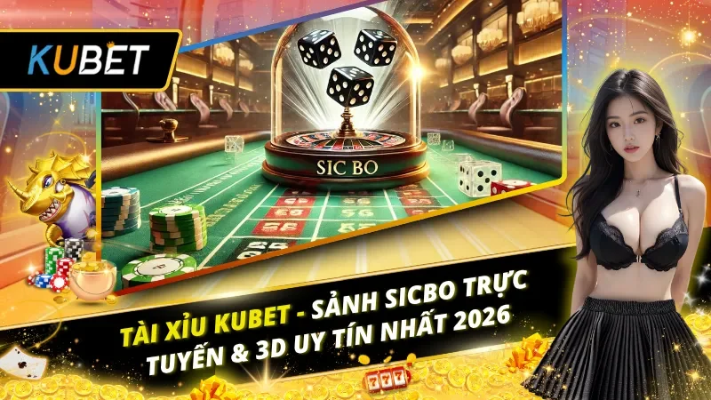 Tài Xỉu Kubet – Sảnh Sicbo Trực Tuyến & 3D Uy Tín Nhất 2026