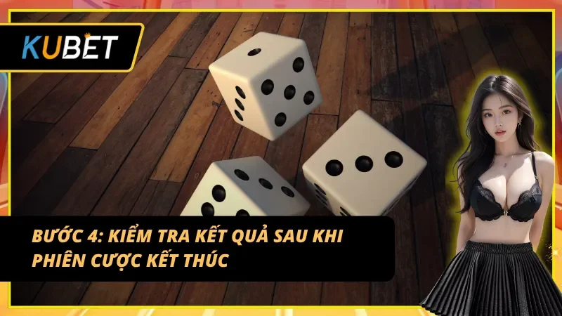 Kiểm tra kết quả Tài xỉu MD5 sau khi phiên cược kết thúc