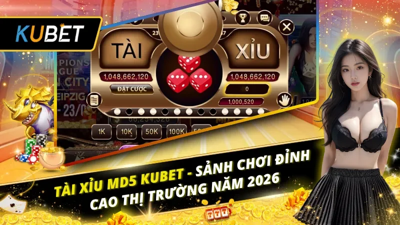 Tài Xỉu MD5 KUBET – Sảnh Chơi Đỉnh Cao Thị Trường Năm 2026