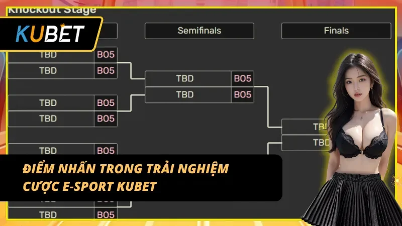 Nâng tầm trải nghiệm với trang cá cược E-sport KUBET