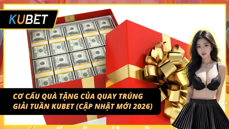 Cơ cấu quà tặng của quay thưởng hàng tuần KUBET