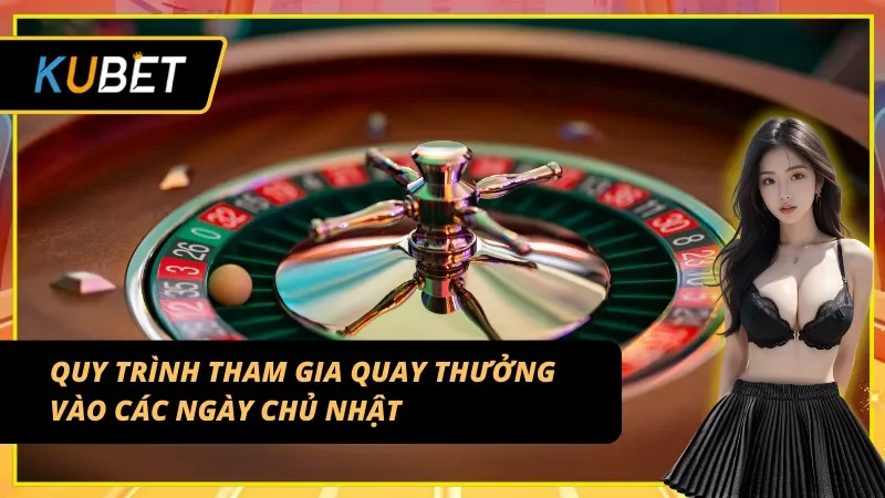 Quy trình tham gia quay thưởng hàng tuần KUBET